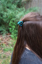 Load image into Gallery viewer, Claire Hair Claw Trio - Blue Tortoise, Snow Tortoise, and Fuchsia Tortoise
