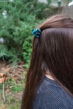 Load image into Gallery viewer, Claire Hair Claw Trio - Blue Tortoise, Snow Tortoise, and Fuchsia Tortoise