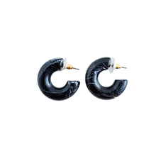 Load image into Gallery viewer, Chloe Hoops - Black