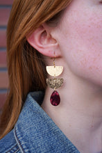 Load image into Gallery viewer, Aria Earrings - Maroon