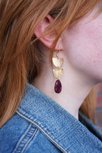 Load image into Gallery viewer, Aria Earrings - Maroon