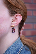 Load image into Gallery viewer, Leah Earrings - Burgundy