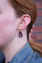 Load image into Gallery viewer, Leah Earrings - Burgundy