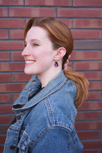 Load image into Gallery viewer, Leah Earrings - Burgundy