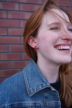 Load image into Gallery viewer, Micro Cam Mini Hoops - Scarlet