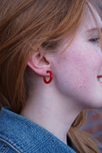 Load image into Gallery viewer, Micro Cam Mini Hoops - Scarlet