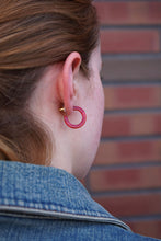 Load image into Gallery viewer, Micro Cam Mini Hoops - Scarlet