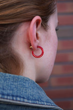Load image into Gallery viewer, Micro Cam Mini Hoops - Scarlet