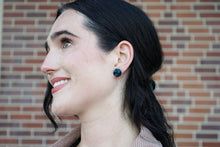 Load image into Gallery viewer, Sophie Studs - Blue Tortoise