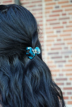 Load image into Gallery viewer, Claire Hair Claw Trio - Blue Tortoise, Snow Tortoise, and Fuchsia Tortoise