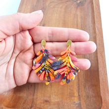 Load image into Gallery viewer, Petite Palm Earrings - Bird of Paradise