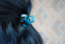 Load image into Gallery viewer, Claire Hair Claw Trio - Blue Tortoise, Snow Tortoise, and Fuchsia Tortoise