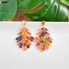 Load image into Gallery viewer, Petite Palm Earrings - Bird of Paradise