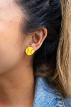 Load image into Gallery viewer, Glitter Softball Studs