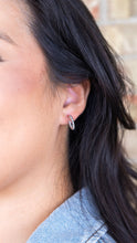 Load image into Gallery viewer, Luxe Bridget Hoops - Silver