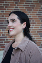 Load image into Gallery viewer, Camy Hoops - Blue Tortoise