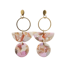 Load image into Gallery viewer, Wren Earrings - Peachy Pink