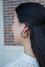 Load image into Gallery viewer, Camy Hoops - Coffee Shimmer