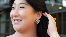 Load image into Gallery viewer, Darling Heart Earrings - Fiesta