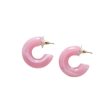 Load image into Gallery viewer, Chloe Hoops - Pink