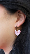 Load image into Gallery viewer, Sweetheart Hoops - Pink