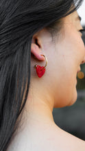 Load image into Gallery viewer, Sweetheart Hoops - Red