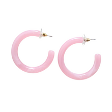 Load image into Gallery viewer, Josie Hoops - Pink