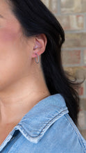 Load image into Gallery viewer, Luxe Tatum Hoops - Silver