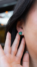 Load image into Gallery viewer, Shamrock Studs - Green Glitter