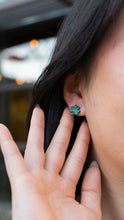 Load image into Gallery viewer, Shamrock Studs - Green Glitter