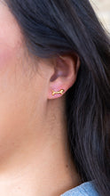Load image into Gallery viewer, Luxe Dainty Dachshund Studs - Gold