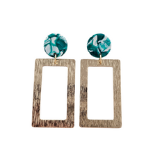 Load image into Gallery viewer, Rebecca Earrings - Sea Green
