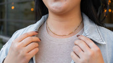 Load image into Gallery viewer, Luxe Gold Delicate Paper Clip Chain - 18"