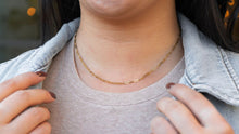 Load image into Gallery viewer, Luxe Gold Delicate Paper Clip Chain - 18"