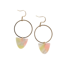 Load image into Gallery viewer, Iris Earrings Large - Iridescent Neon