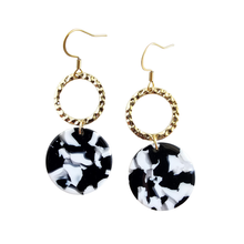 Load image into Gallery viewer, Rylee Earrings - Black & White
