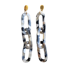Load image into Gallery viewer, Charlotte Earrings - Ivory & Slate