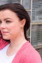 Load image into Gallery viewer, Mina Heart Earrings - Pink