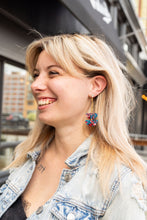 Load image into Gallery viewer, Everly Earrings - Magenta Teal