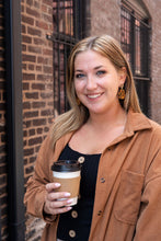 Load image into Gallery viewer, Penelope Earrings - Orange Sepia