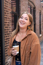 Load image into Gallery viewer, Penelope Earrings - Orange Sepia