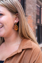 Load image into Gallery viewer, Penelope Earrings - Orange Sepia