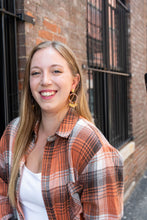 Load image into Gallery viewer, Francesca Earrings - Mauve & Copper