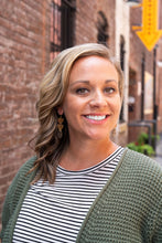 Load image into Gallery viewer, Aria Earrings - Black Shimmer Checker