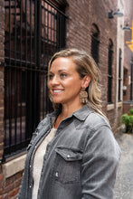 Load image into Gallery viewer, Willow Earrings - Brown Dot