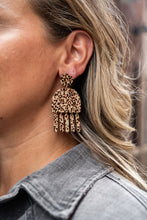 Load image into Gallery viewer, Willow Earrings - Brown Dot