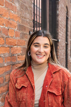 Load image into Gallery viewer, Joanna Hoops - Vintage Rose