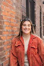 Load image into Gallery viewer, Joanna Hoops - Vintage Rose