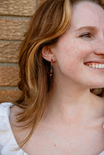 Load image into Gallery viewer, Jenna Hoops - Jewel Stained Glass