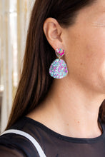 Load image into Gallery viewer, Penelope Earrings - Blue Violet Confetti
